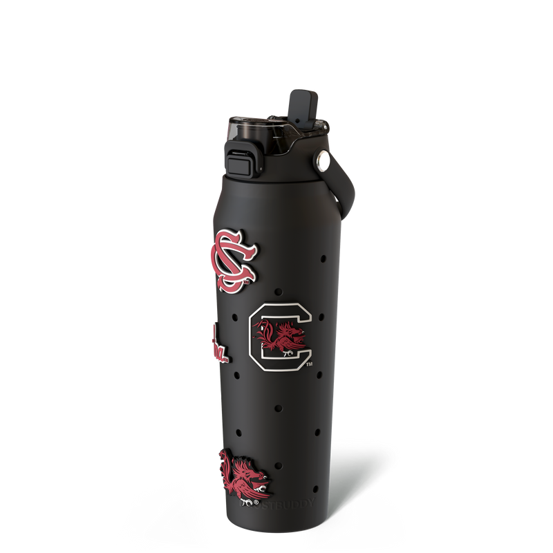 Bottle 32oz South Carolina Gamecocks Skin + Budz Bundle