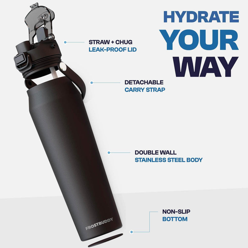 Bottle 16oz Black