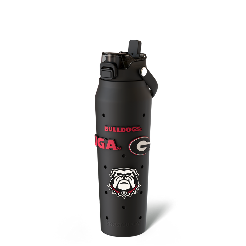 Bottle 32oz Georgia Bulldogs Skin + Budz Bundle