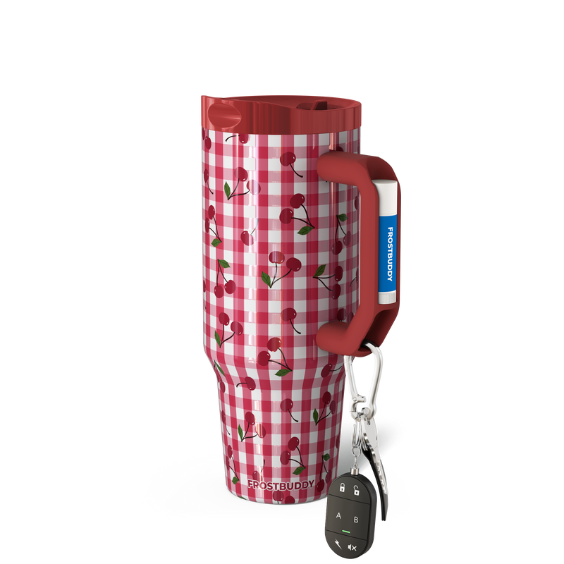 Thicc 40oz Cherry Gingham