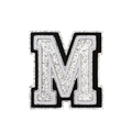 Budz Silver Letter M